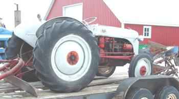 Ford 8N Tractor, Blade, Plow