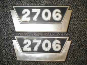Ih 2706 (Industrial) Emblems