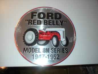 Ford Red Belly Tin Sign