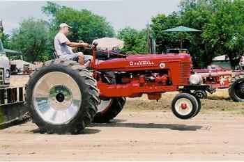 Farmall H Pulling Tractor