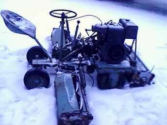 Old Self-Propelled Reel Mower