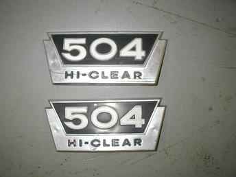 Ih 504 Hi-Clear Emblems