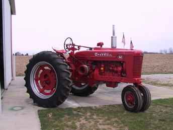 1949 Farmall M With Plow