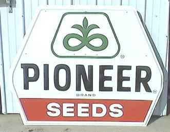 Large Nos Pioneer Seed Sign