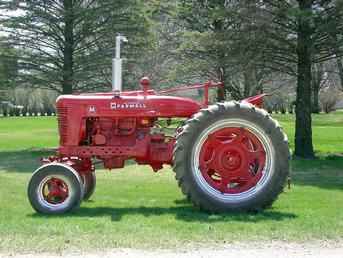 Restored Farmall M Tractor