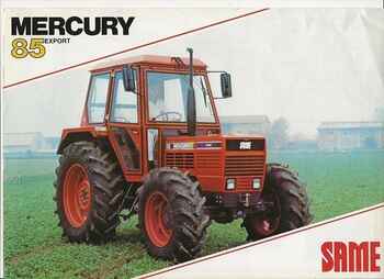 Same Tractor Brochures - 2 Same Tractor Sales Brochures Both from the 1980's~nl~85 Mercury. 2-sided Brochure~nl~Panter. 4-sided Brochure~nl~Both in Very Good Condition~nl~.00 Each Plus Shipping