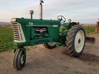 Oliver 770 - Selling an Oliver 770 tractor. This tractor was restored about 10 years ago. It is 50 hp and runs good. Blade is not for sale.  Or best offer.