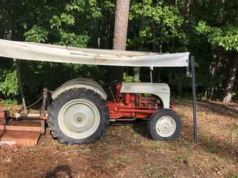 1952 Ford 8N Tractor - 1952 Ford 8N tractor with bush hog and blade attachments