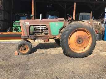 Oliver 770 Gas Runs - oliver 770 gas runs tri front pto and hyd great antique tractor ,farm  or puller been in shed