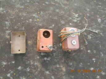 AC Electric Boxes - Allis Chalmers B, C or CA Electric Boxes from left. . for the back. Middle one  last one SOLD.