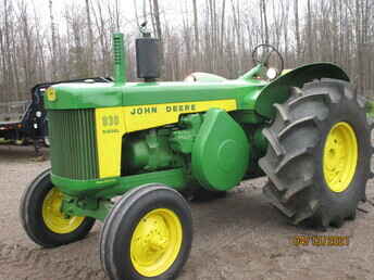 830 John Deere Rice Special - JD 830 Rice Special.  Runs and operates nice.   Shipped 9/5/1958 to New Orleans.  Electric start.~nl~Extra set of cane tires.  Ph. 715-XXX-XXXX