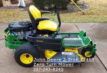 John Deere Z345R Zero Turn - Great condition. Low hours ready to work