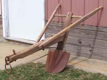 Primitive Horse Drawn Plow