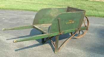 Rare Antique John Deere Wheelbarrow
