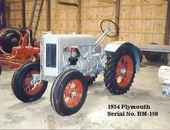 1934 Plymouth Tractor