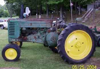 1948 John Deere A With Bushog