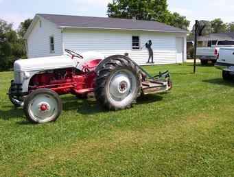 8N Ford With Mower