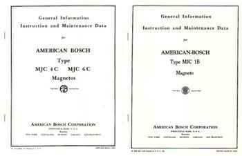 Bosch Magneto Manuals