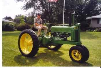 1935 Brass Tag John Deere A