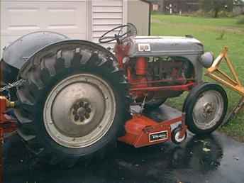 Ford Tractor, Mower, Backblade