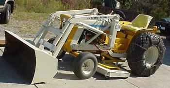 Cub 154 Loboy W/Loader & Mower