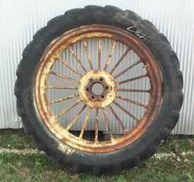 Round Spoke Rear Wheel