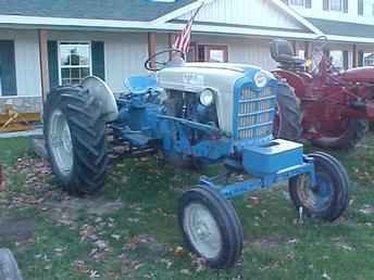 4000 Ford With Implements