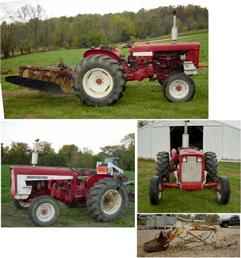 Ih 606 Tractor W/ Loader+Plow+