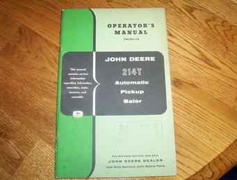 John Deere 214T Manual