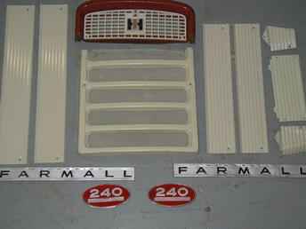 Ih 240 Sheetmetal & Emblems