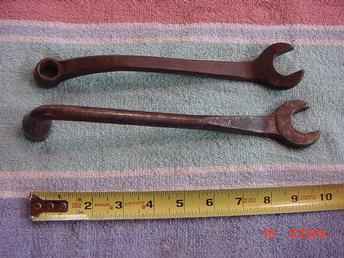 Two Ford Script Wrenches 