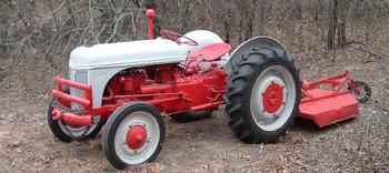 Ford 2N W/Mower And Boxblade